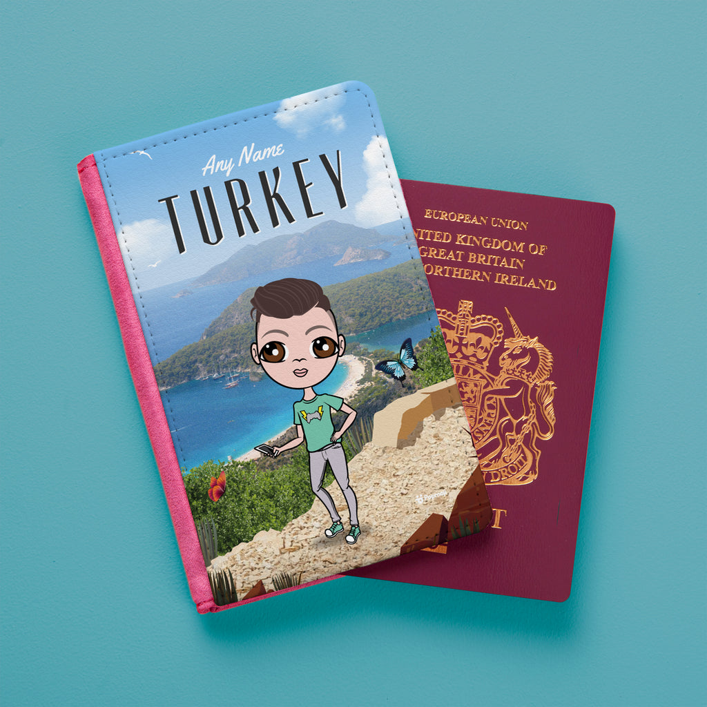 Jnr Boys Personalised Turkey Passport Cover