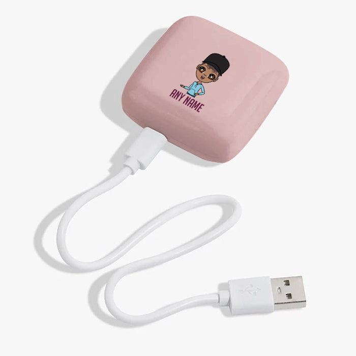 Jnr Boys Limited Edition Pink Wireless Touch Earphones
