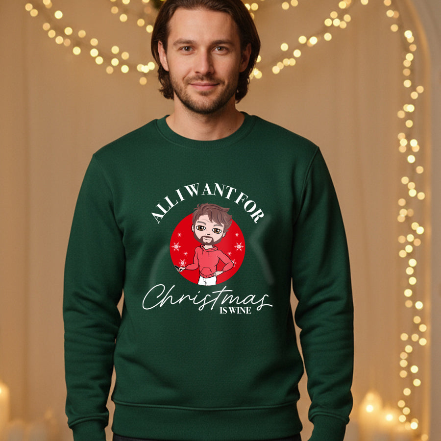 MrCB Christmas Wine Christmas Jumper