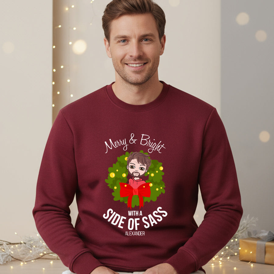 MrCB Side Of Sass Christmas Jumper