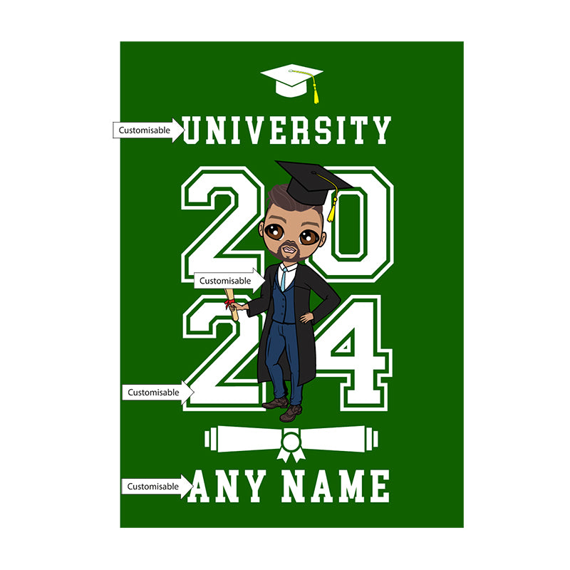 MrCB Graduation Green Varsity Card