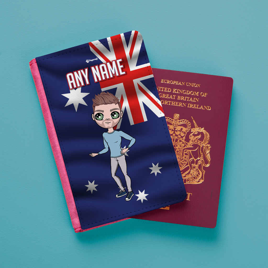 MrCB Australia Flag Passport Cover