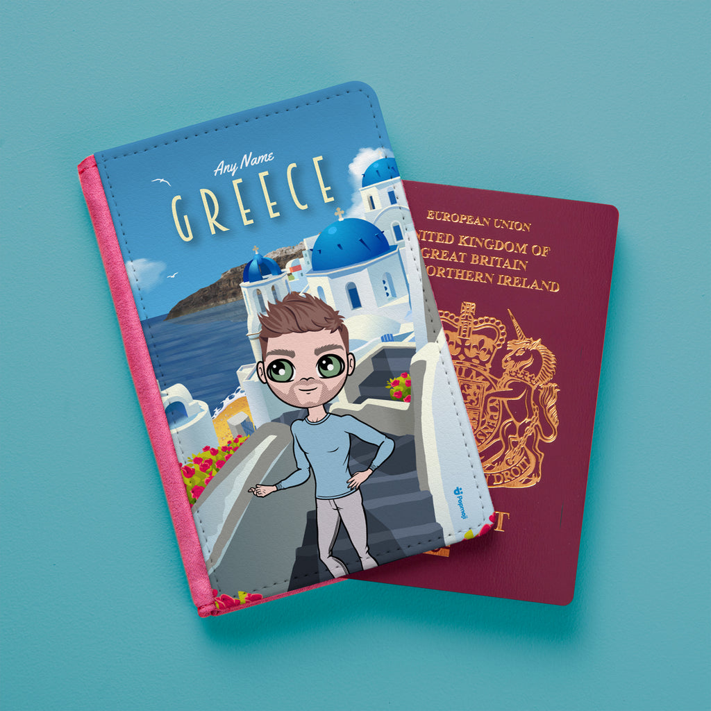 MrCB Personalised Greece Passport Cover