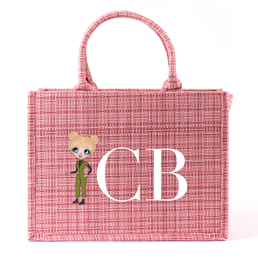 ClaireaBella Personalised LUX Pink Tote Bag