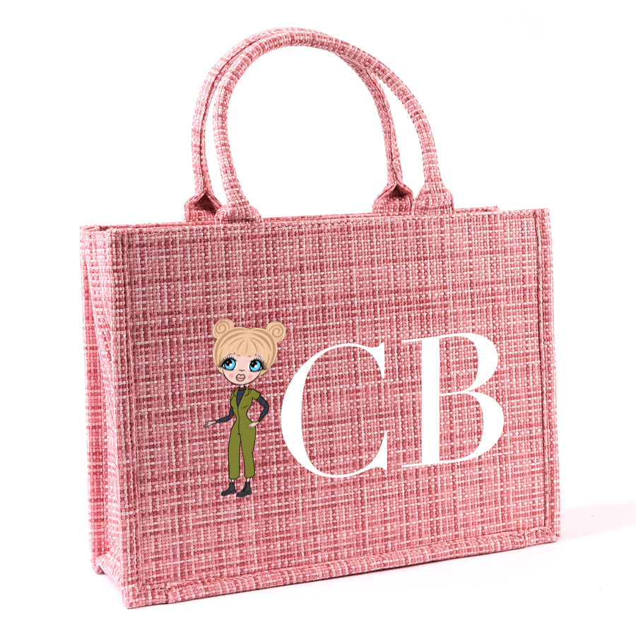 ClaireaBella Personalised LUX Pink Tote Bag