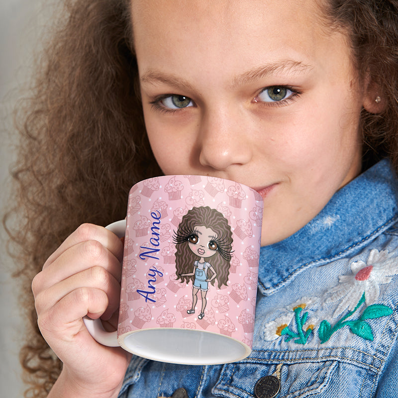 ClaireaBella Girls Cupcake Mug