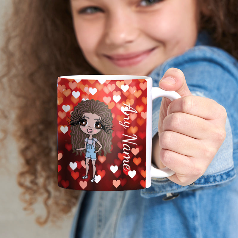 ClaireaBella Girls Heart Mug