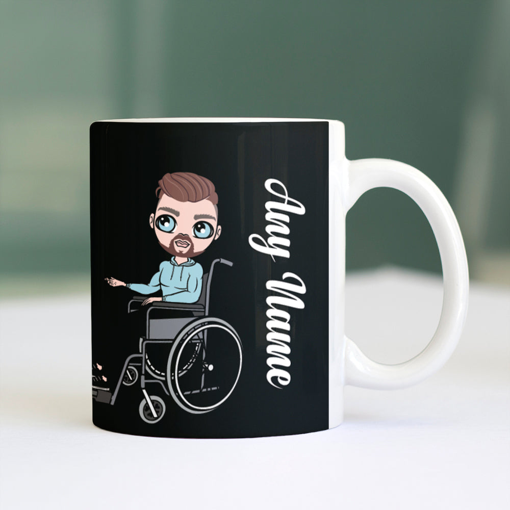 MrCB Wheelchair Black Mug