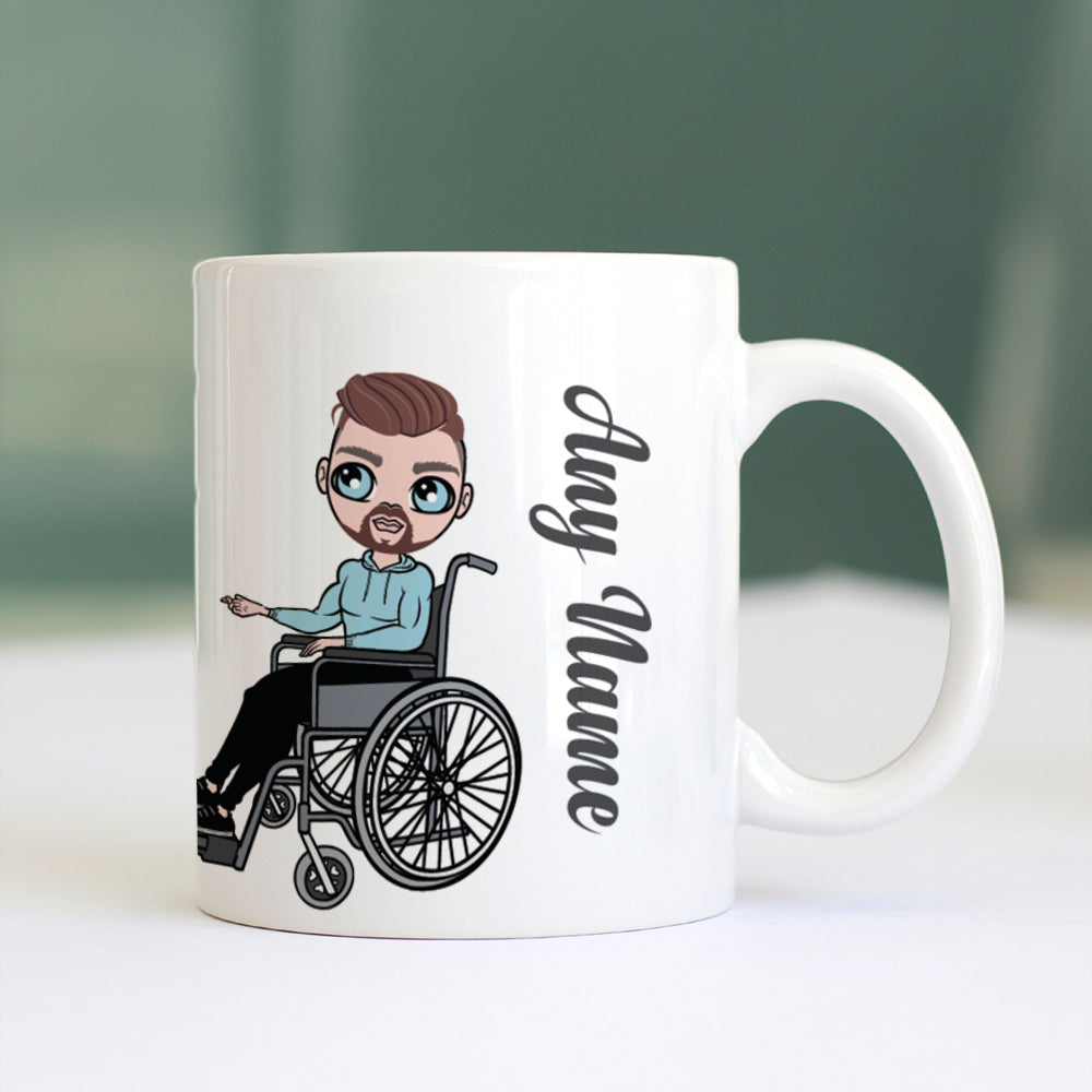 MrCB Wheelchair White Mug