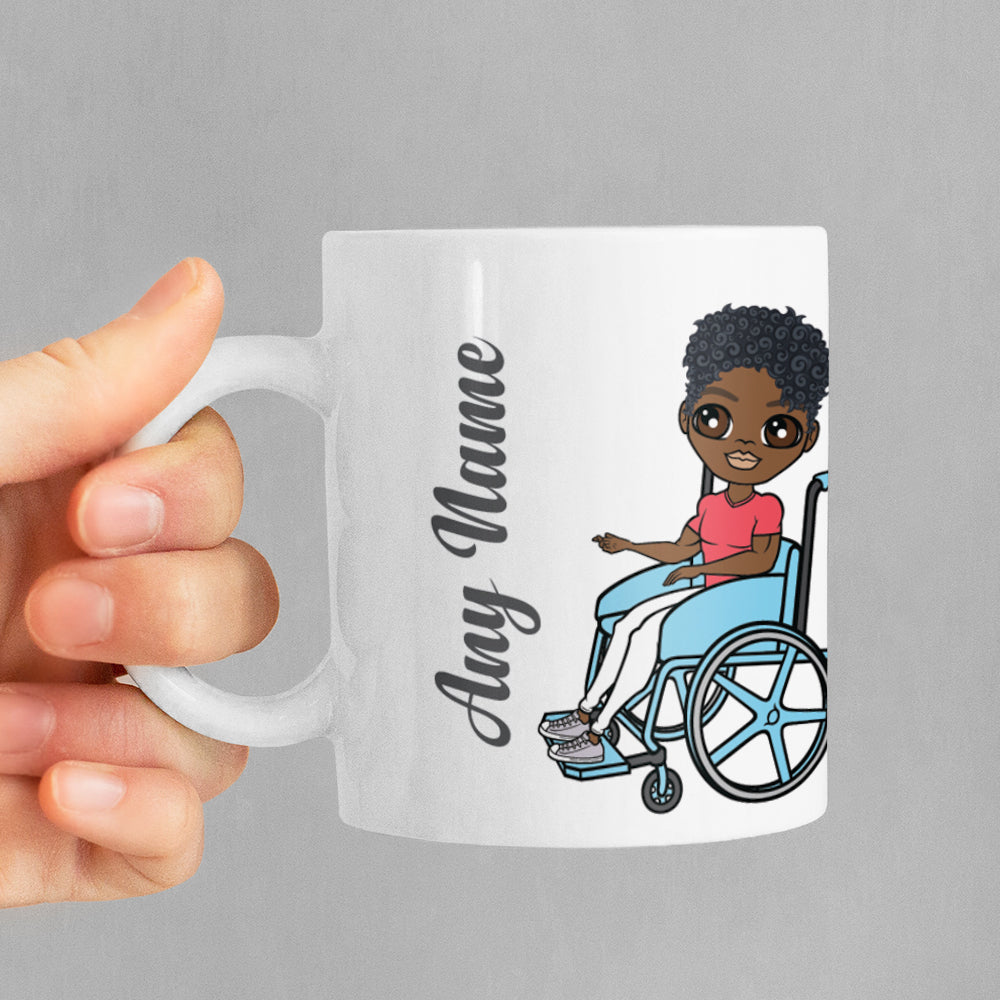 MrCB Wheelchair White Mug