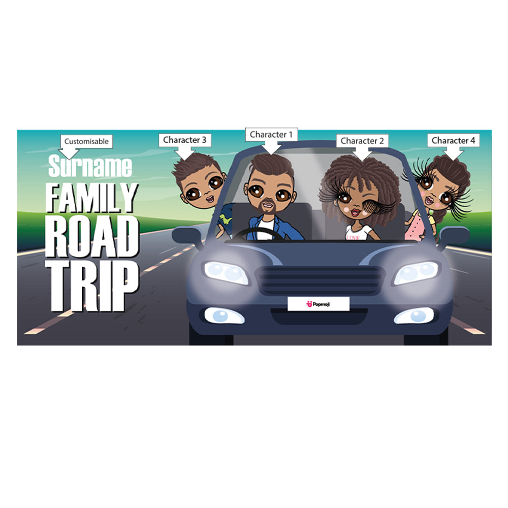 Multi Character Road Trip Family Of 4 Mug
