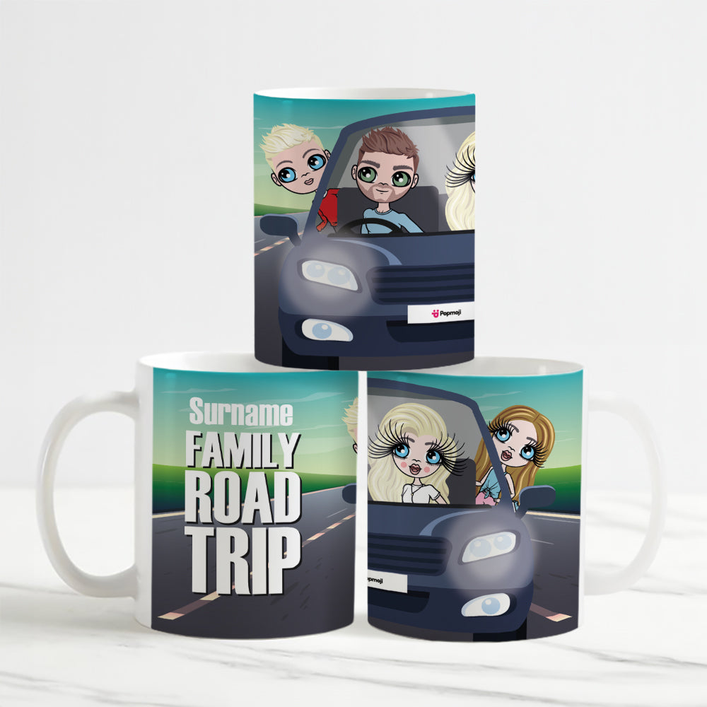 Multi Character Road Trip Family Of 4 Mug