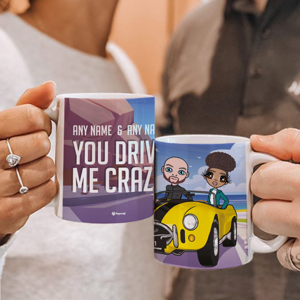 Multi Character Couples You Drive Me Crazy Mug