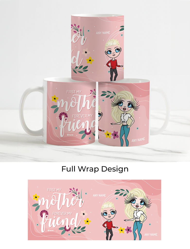 Multi Character Forever My Friend Adult And Child Mug