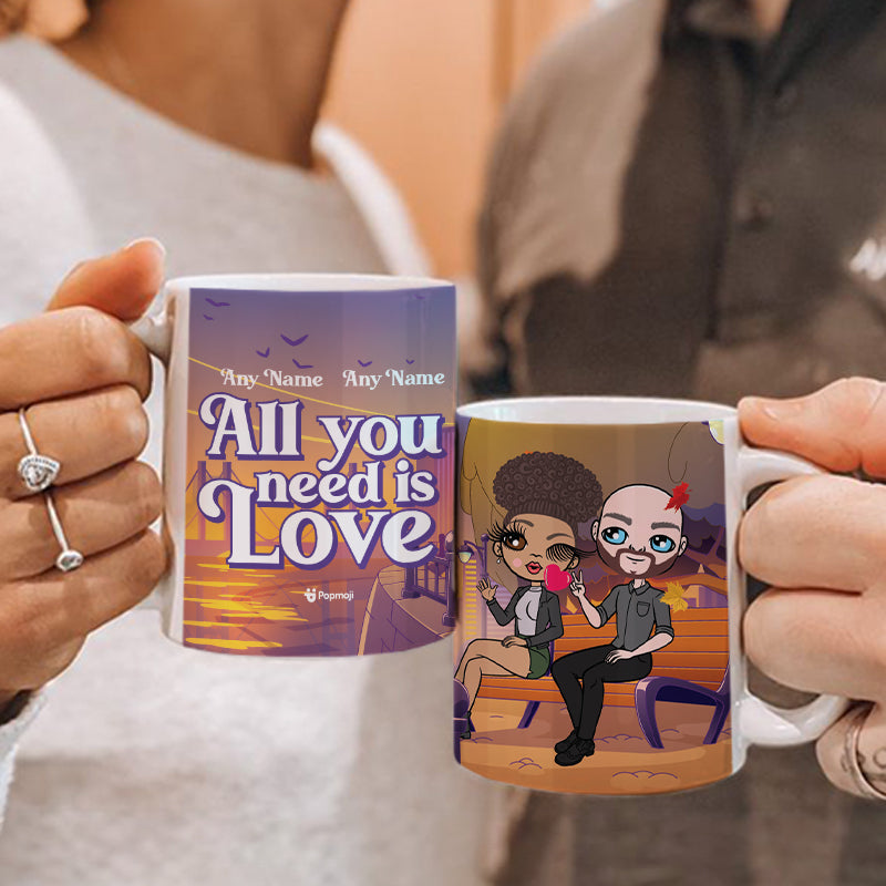 Multi Character Couples All You Need Is Love Mug