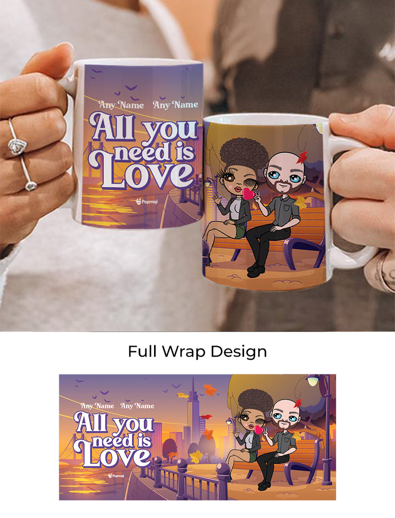 Multi Character Couples All You Need Is Love Mug