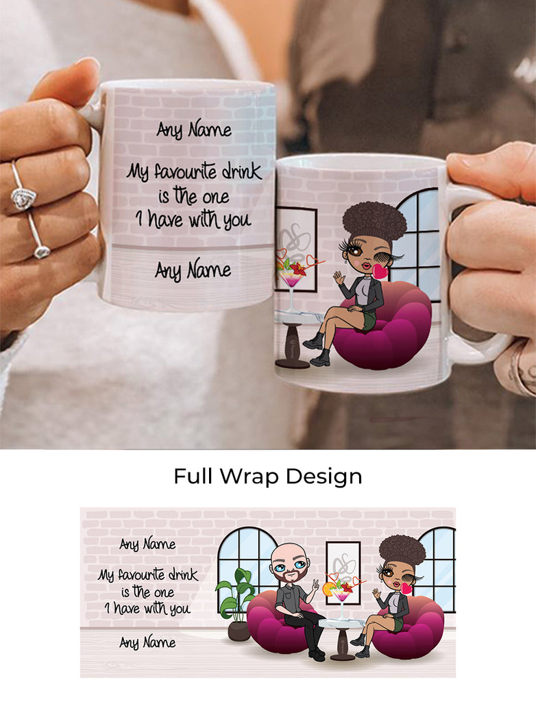 Multi Character Couples Favourite Drink Mug