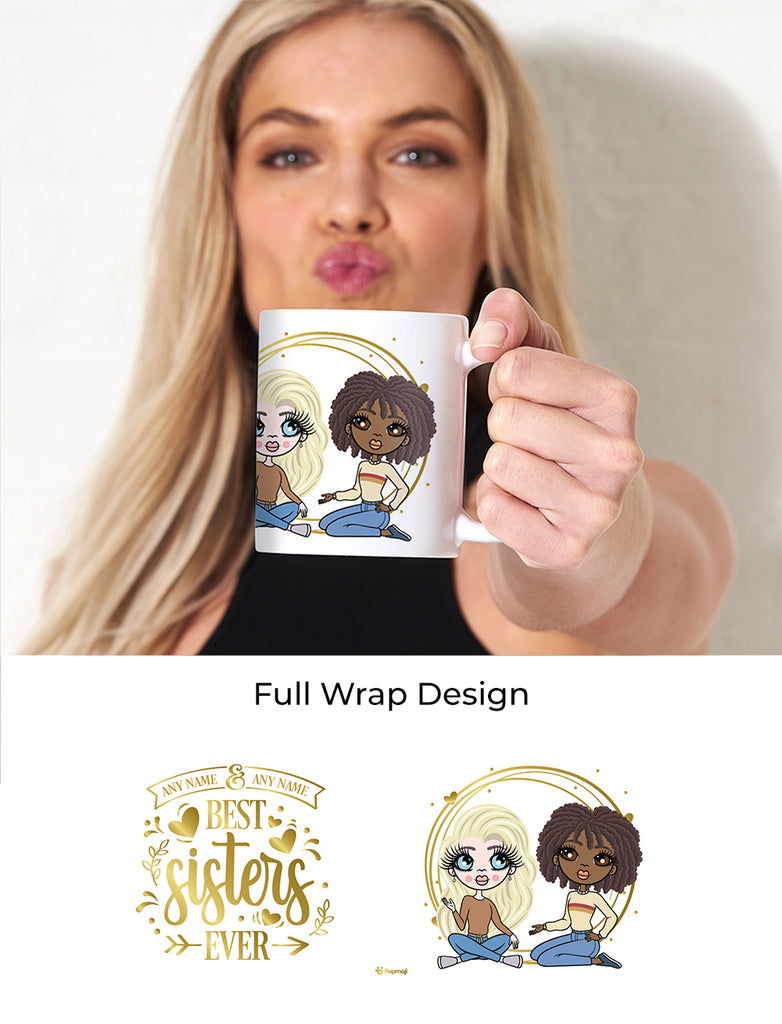 Multi Character Personalised Best Sisters Ever Mug