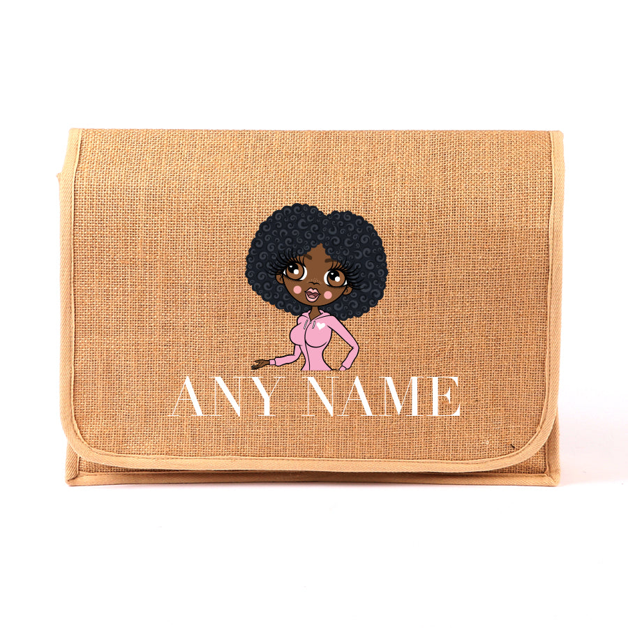 ClaireaBella Personalised LUX Classic Jute Satchel