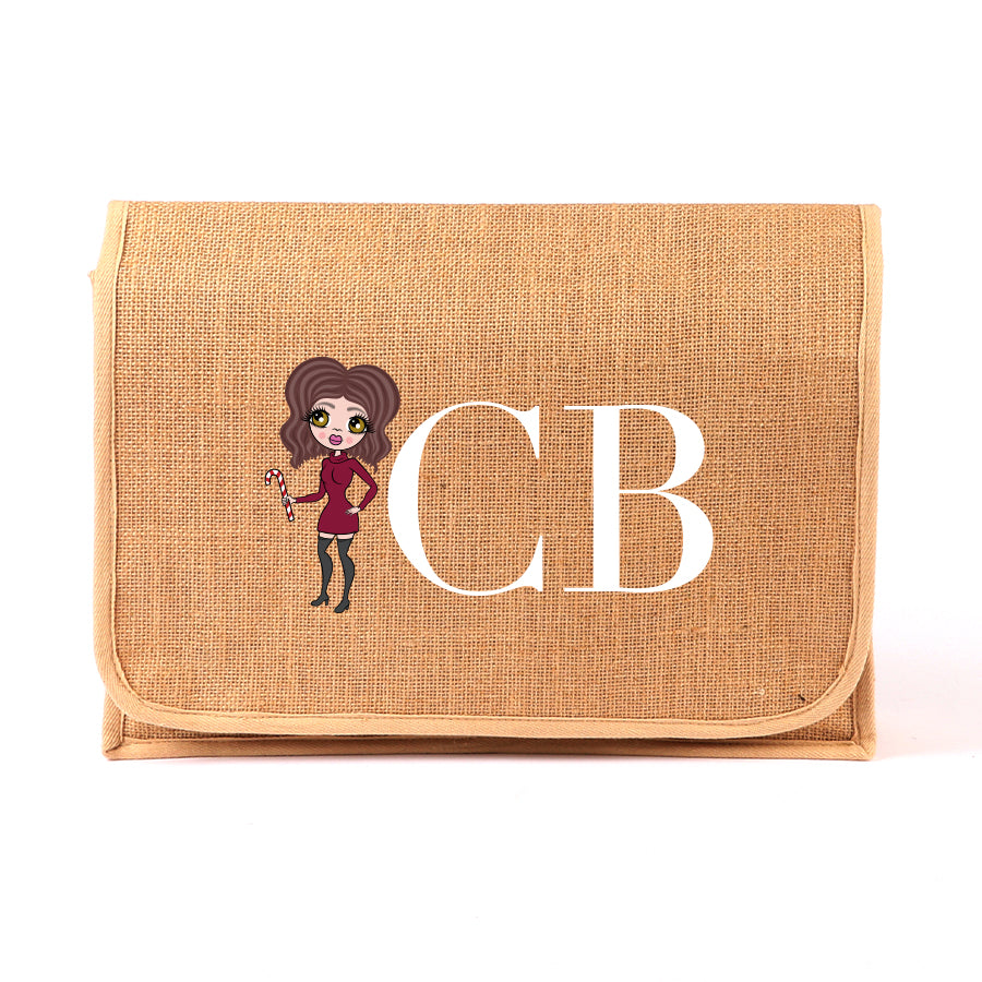 ClaireaBella Personalised LUX Jute Satchel
