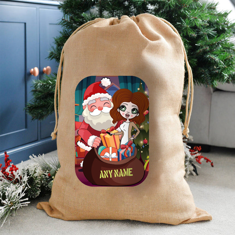 ClaireaBella Personalised Special Package Christmas Hessian Sack