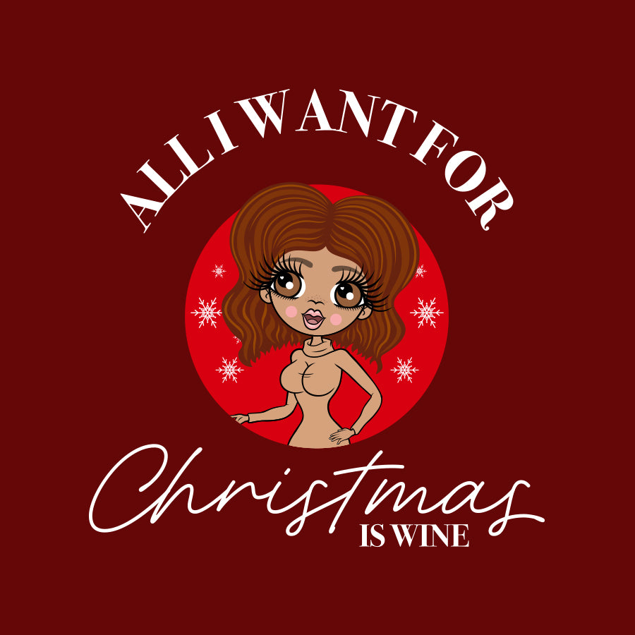 ClaireaBella Christmas Wine Christmas Jumper