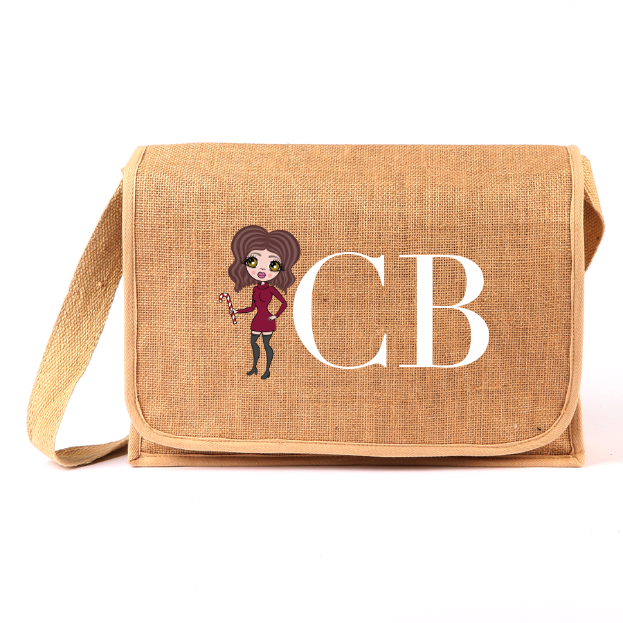 ClaireaBella Personalised LUX Jute Satchel