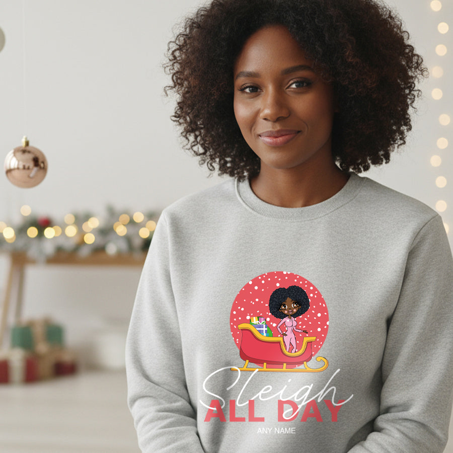ClaireaBella Sleigh All Day Christmas Jumper