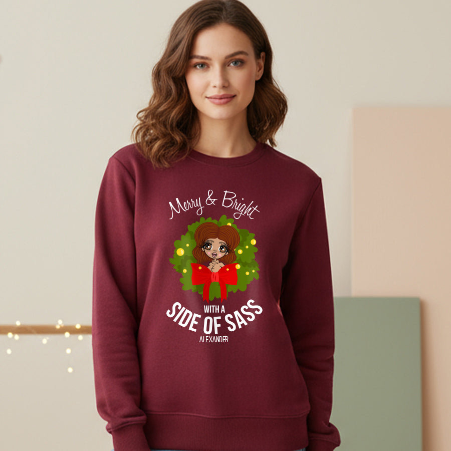 ClaireaBella Side Of Sass Christmas Jumper