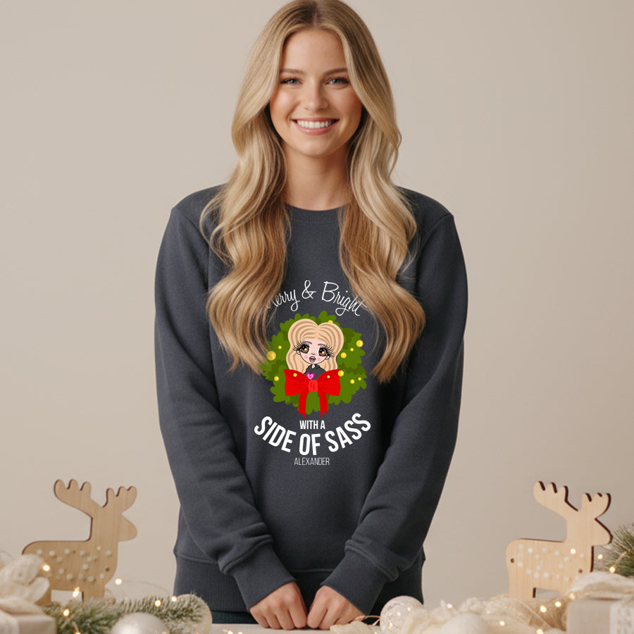 ClaireaBella Side Of Sass Christmas Jumper