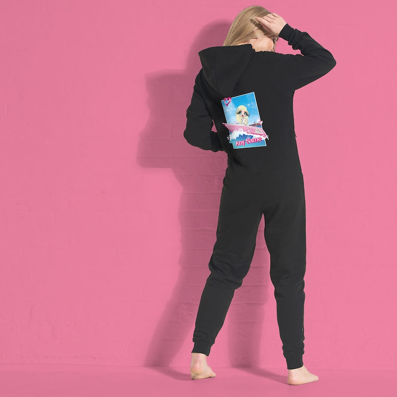 ClaireaBella Personalised Pink Pleasure Cruise Onesie - Image 2