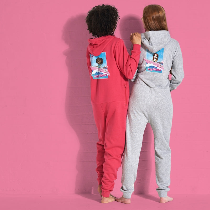ClaireaBella Personalised Pink Pleasure Cruise Onesie - Image 3