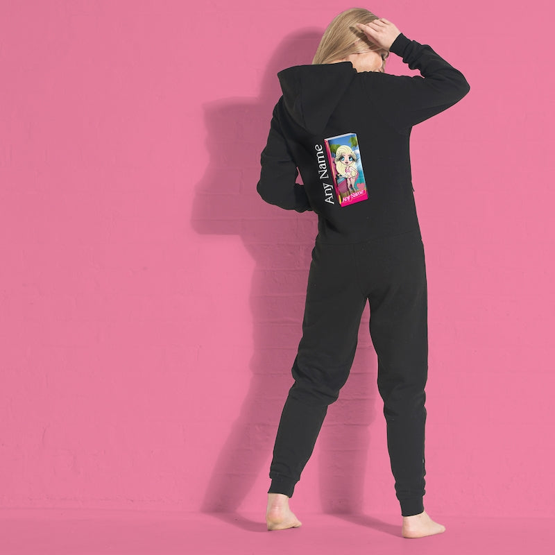 ClaireaBella Personalised Pink Doll Onesie - Image 2