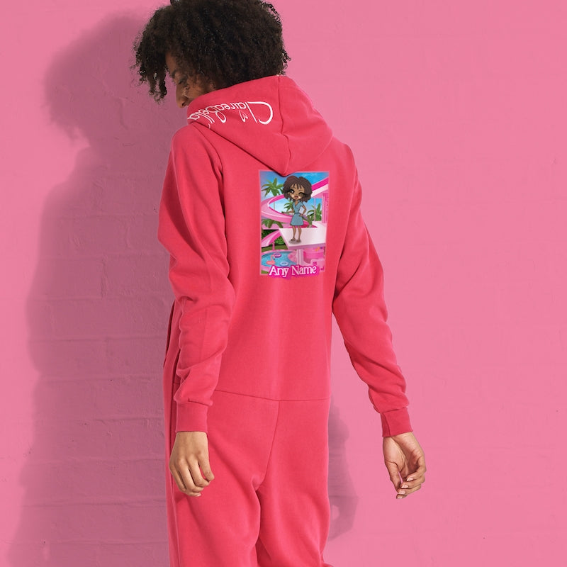 ClaireaBella Personalised Pink Palace Onesie - Image 3