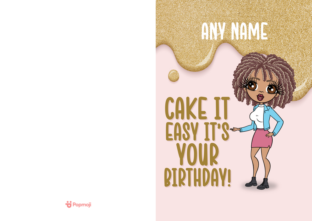 Personalised Cake It Easy Birthday Card - Image 1