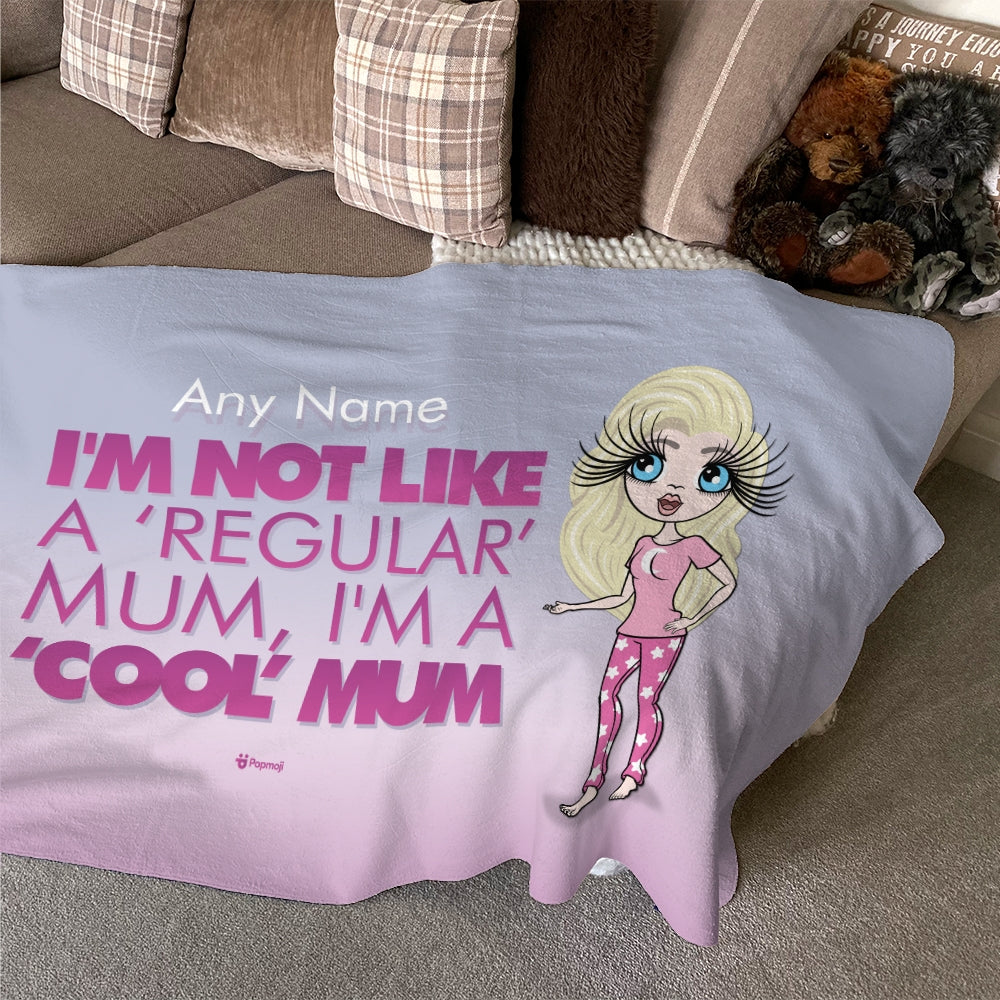 ClaireaBella Personalised Cool Mum Fleece Blanket - Image 1