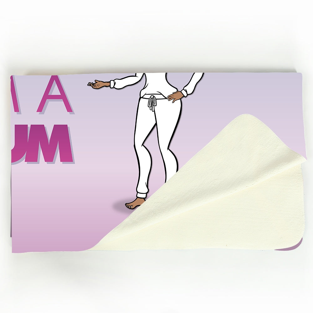 ClaireaBella Personalised Cool Mum Fleece Blanket - Image 4