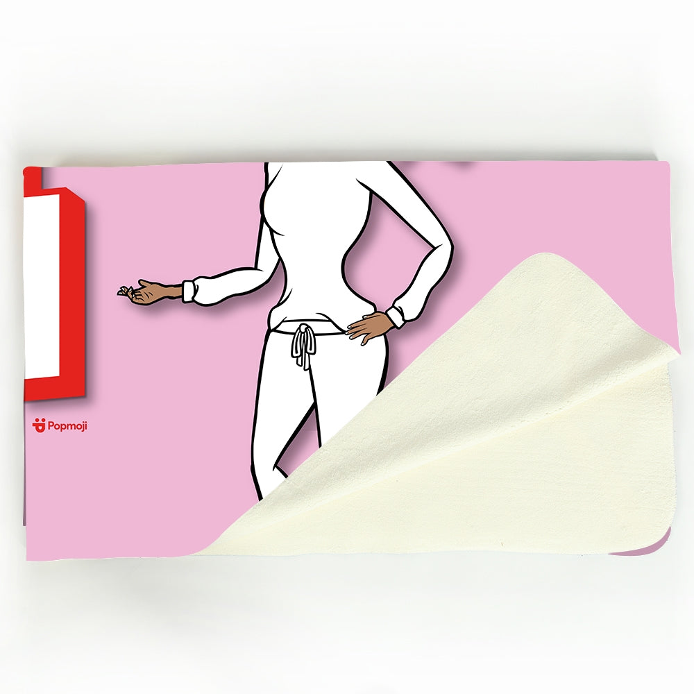 ClaireaBella Personalised World's Best Mum Fleece Blanket - Image 2