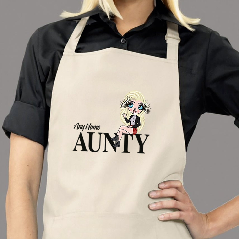ClaireaBella Personalised Lounging Aunty Apron - Image 1