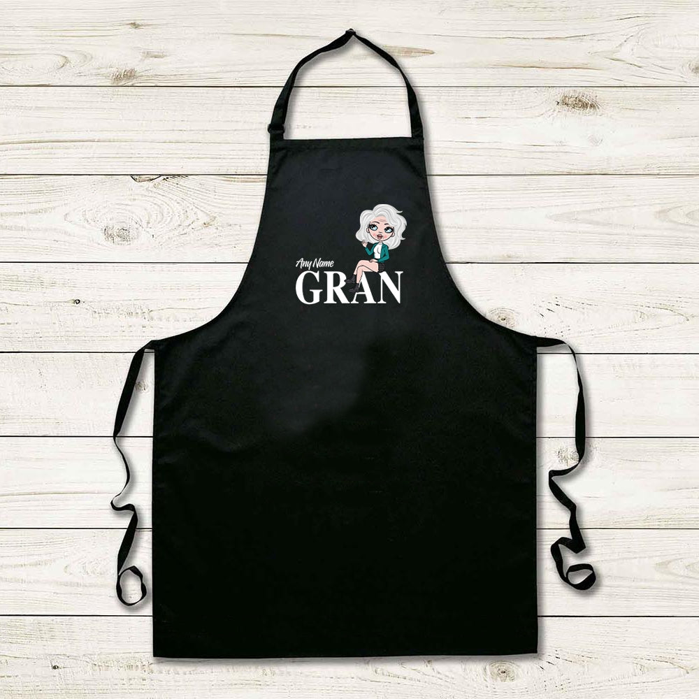 ClaireaBella Personalised Lounging Gran Apron - Image 1