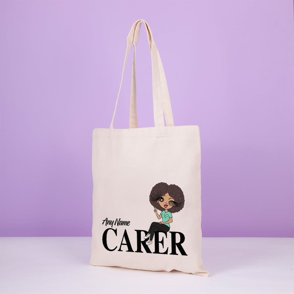 ClaireaBella Personalised Lounging Carer Canvas Bag - Image 2