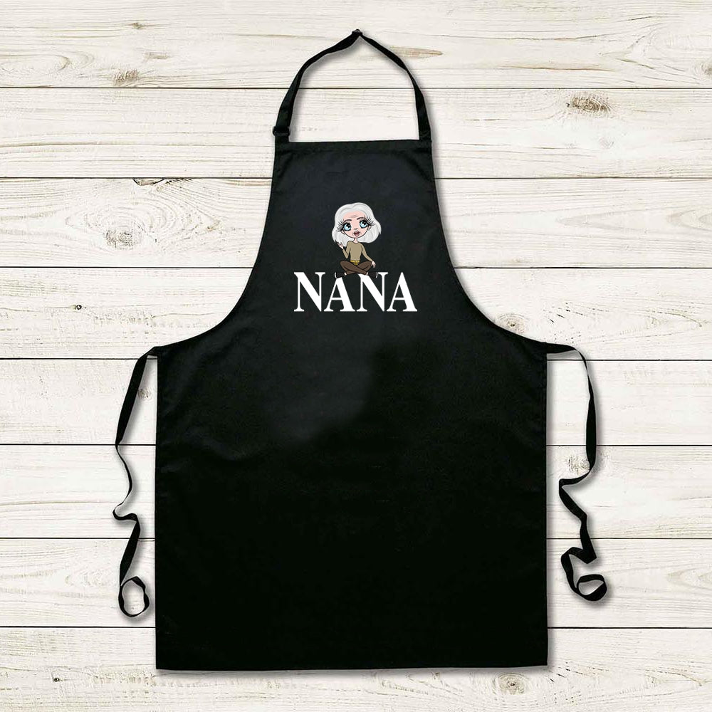 ClaireaBella Personalised Relaxed Nana Apron - Image 1
