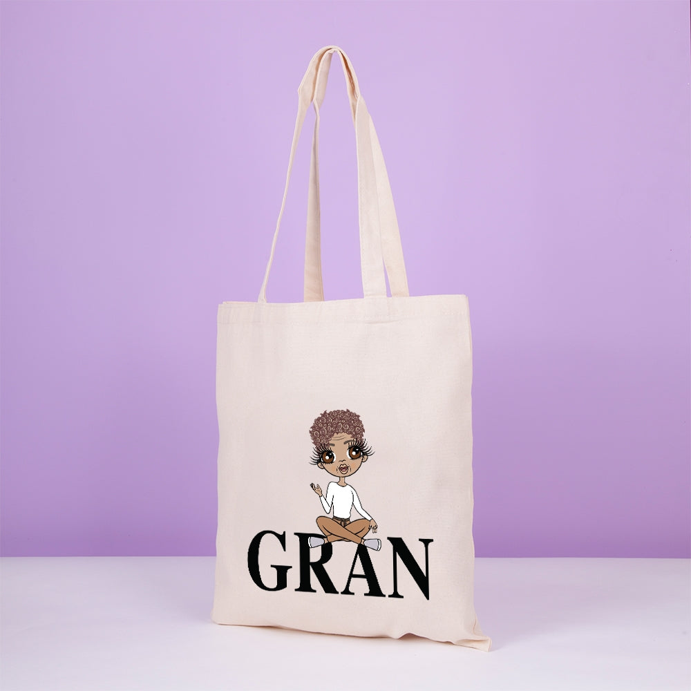 ClaireaBella Personalised Relaxed Gran Canvas Bag - Image 1