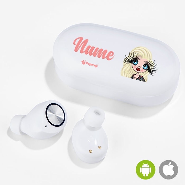 ClaireaBella Personalised Wireless Earphones
