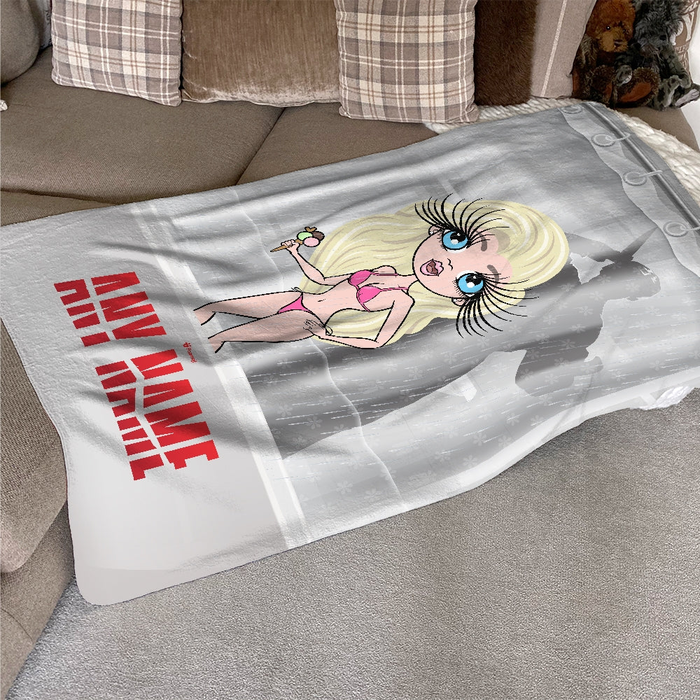 ClaireaBella Personalised Sadistic Shower Stalker Fleece Blanket - Image 7