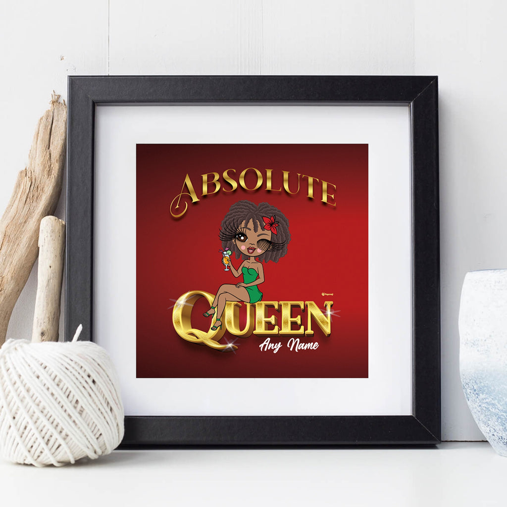 ClaireaBella Absolute Queen Personalised Framed Print - Image 1