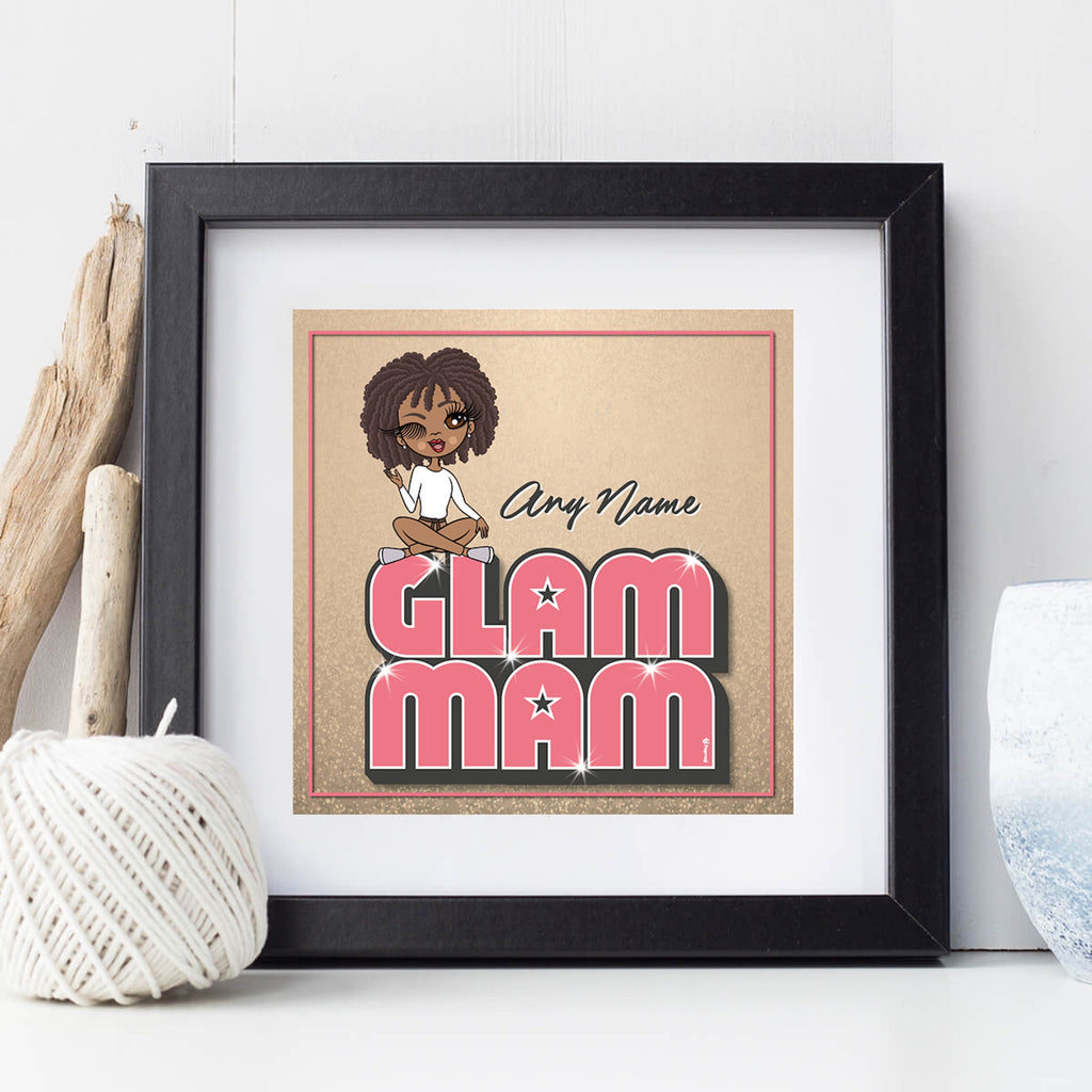 ClaireaBella Glam Mam Personalised Framed Print - Image 1