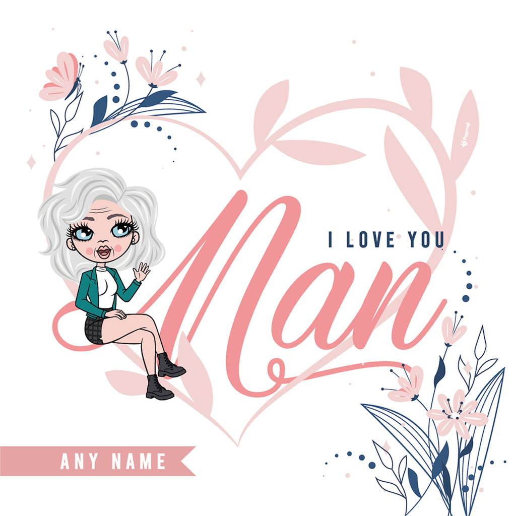 ClaireaBella I Love You Nan Personalised Framed Print - Image 2