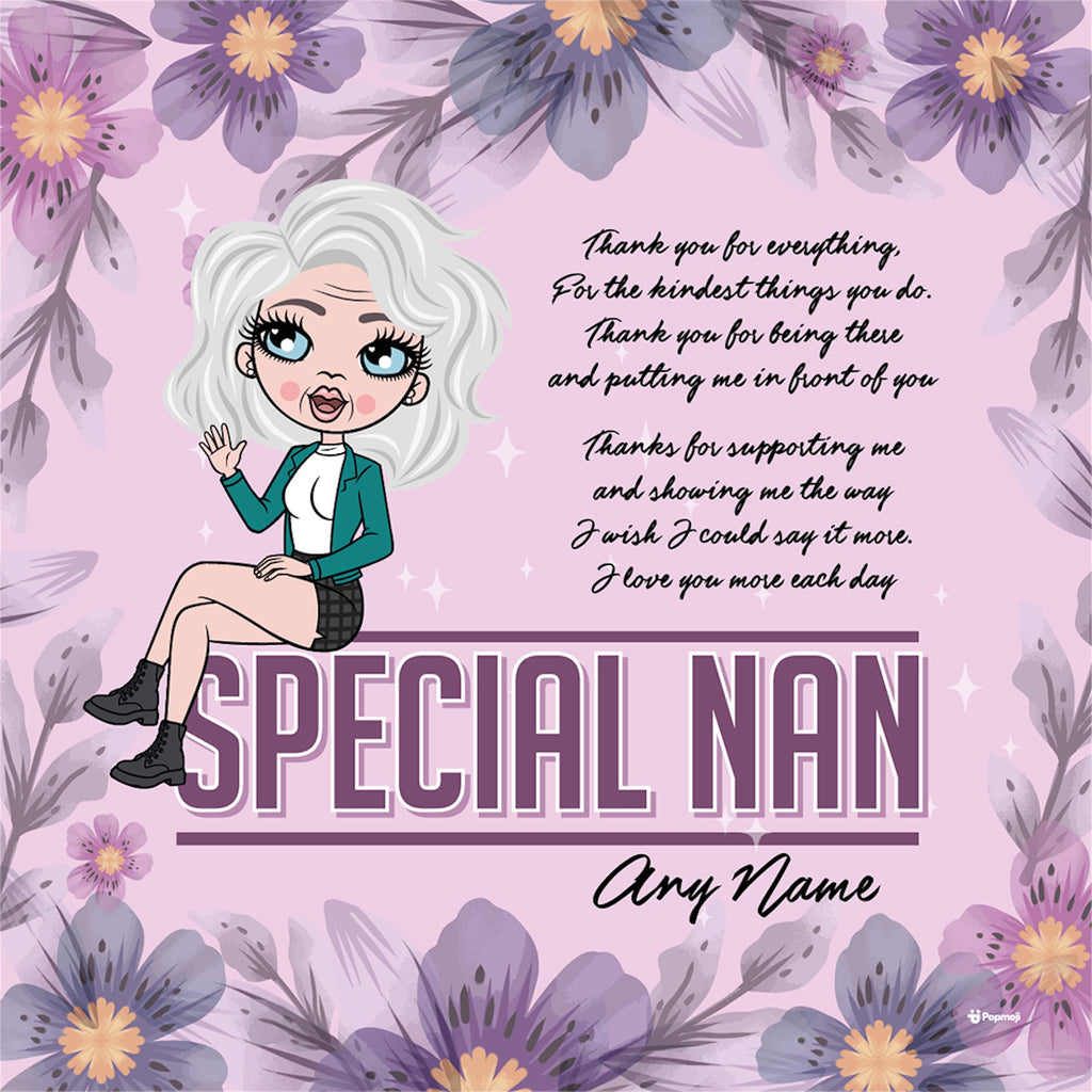 ClaireaBella Special Nan Personalised Framed Print - Image 2