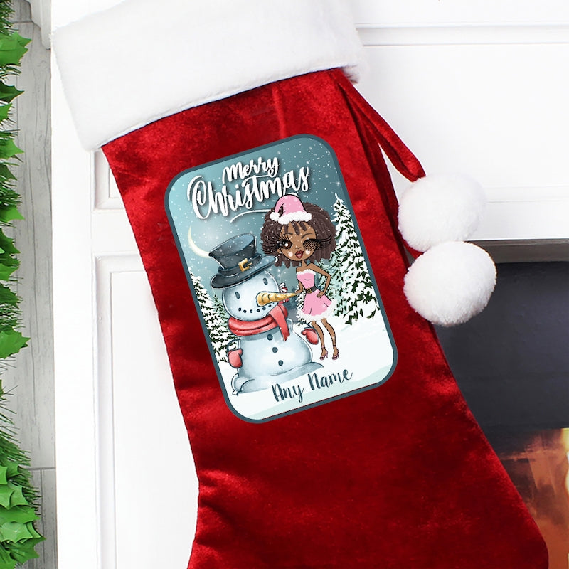 ClaireaBella Personalised Snowman Christmas Stocking - Image 2